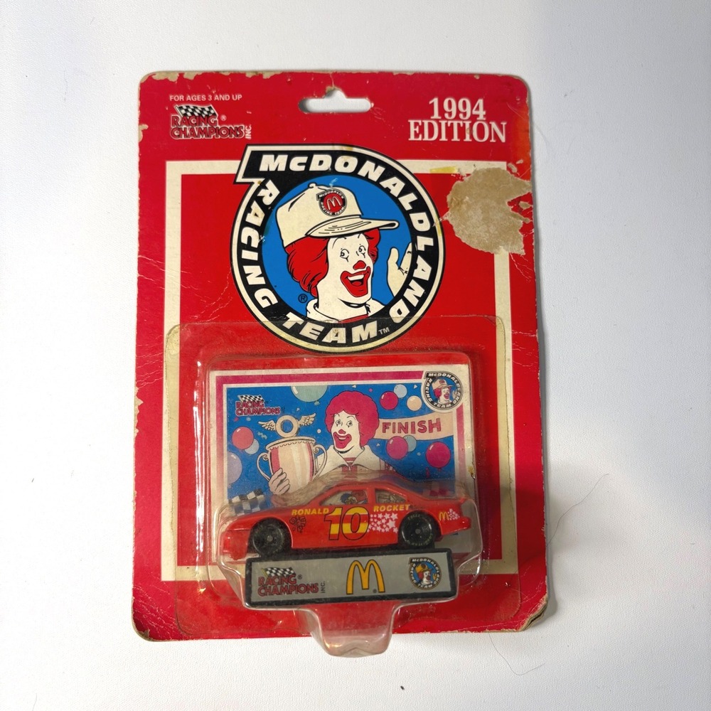 Racing Champions McDonaldland Racing Team Ronald Rocket 1994 Diecast Car 1/64